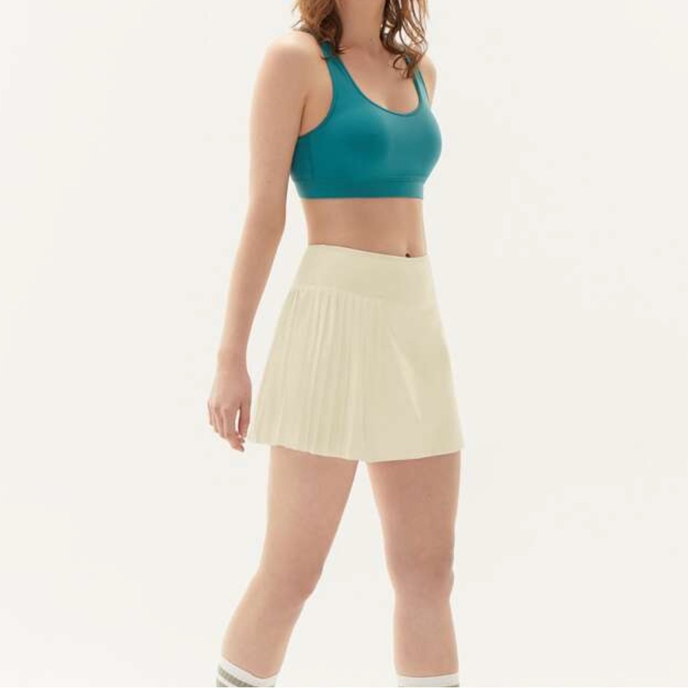 Small GLOWMODE Core Court Collection Side Pleated A-Line Tennis Skirt